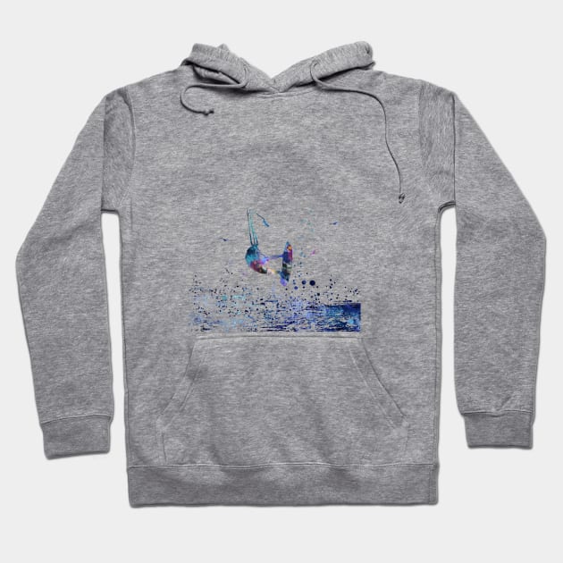 Kitesurfing Hoodie by RosaliArt